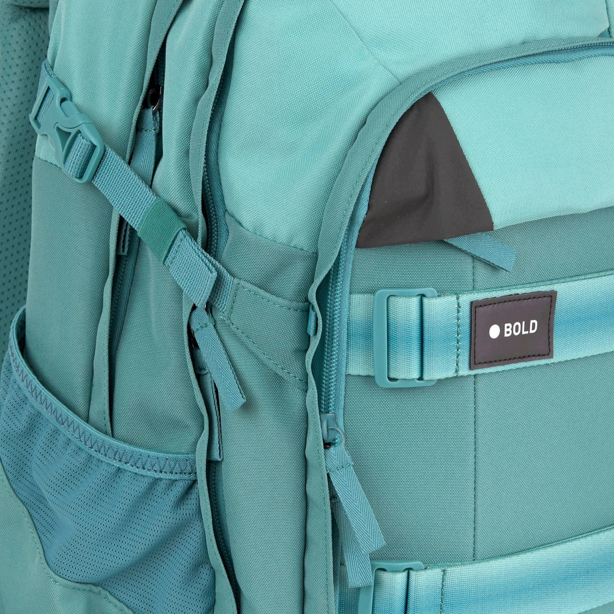 Lassig: LARGE SCHOOL Backpack - BOLD Origin - AQUA BLUE 12050394019 Packaging status original