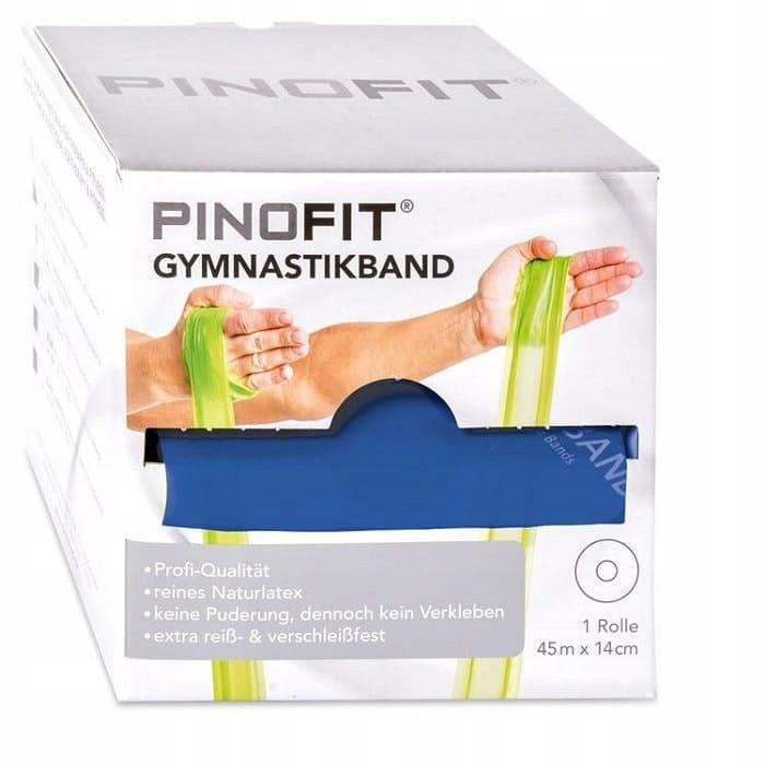 Latex exercise tape, elastic, resistance very strong Pinofit 45 m