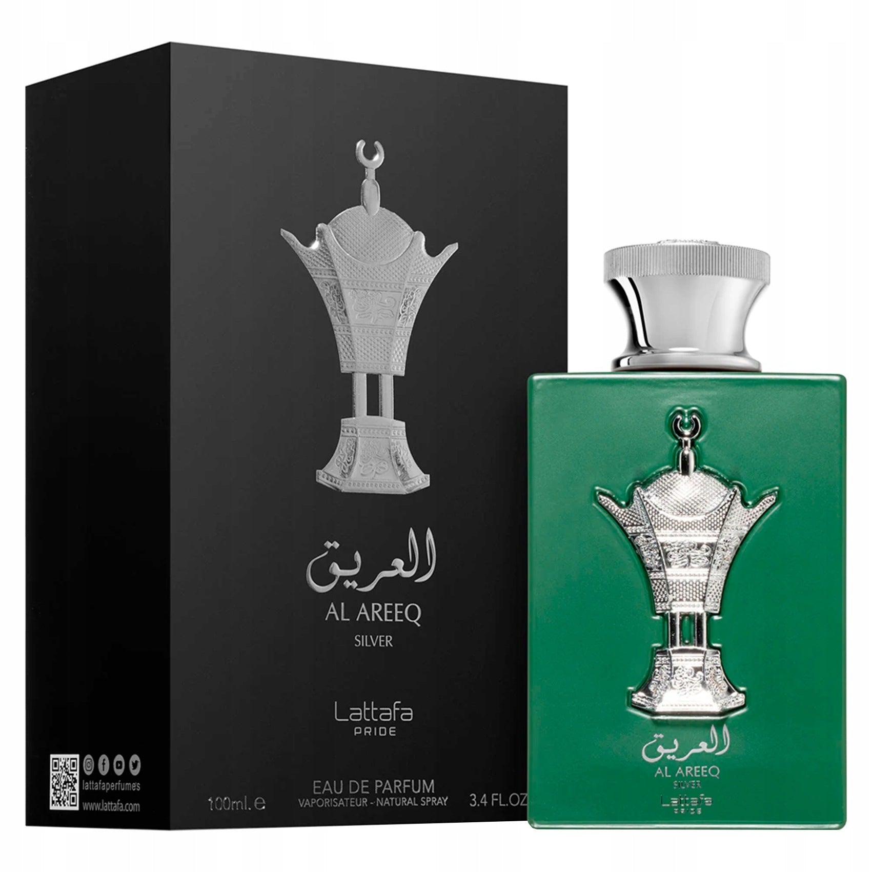 Lattafa Al Areeq Silver Eau de Parfum for men 100 ml