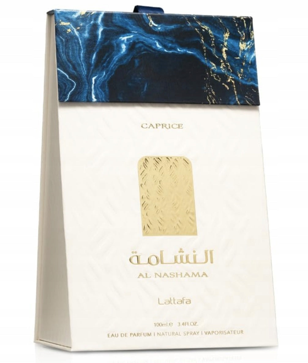 Lattafa Al Nashama Caprice EDP 100ml Eau de Parfum for men Product weight with unit packaging 0.64 kg