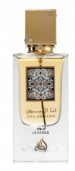 Lattafa Ana Abiyedh Leather 60ml EDP Unisex Women's Perfume Packaging status original