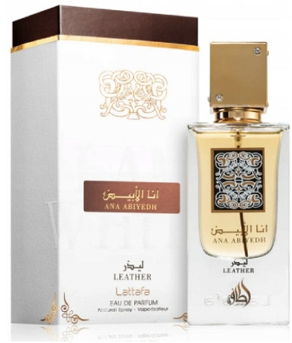 Lattafa Ana Abiyedh Leather 60ml EDP Unisex Women's Perfume