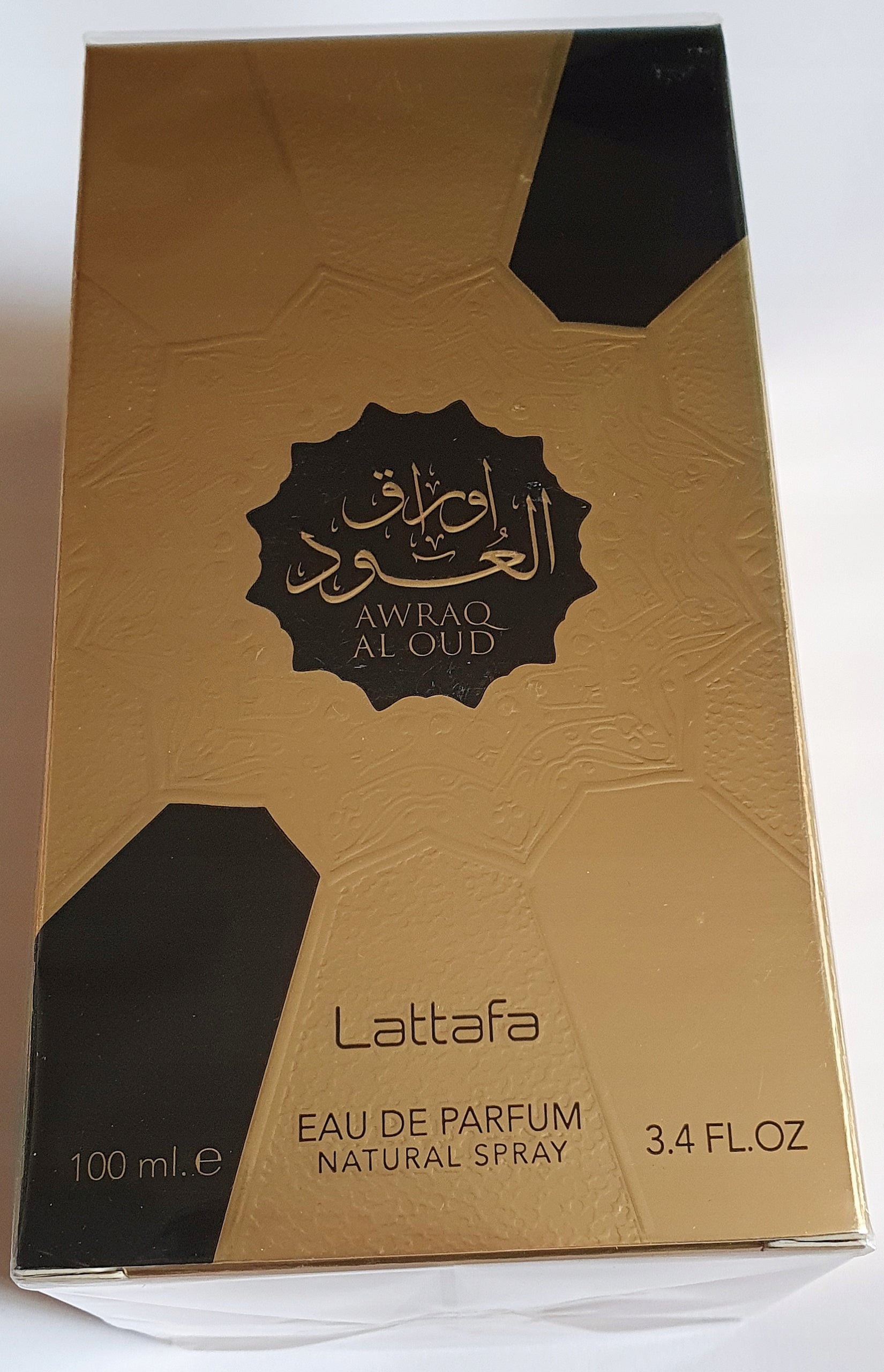 Lattafa Awraq Al Oud Arabic fragrance for men 100 ml expiration date2029 EAN (GTIN) 6291107453675