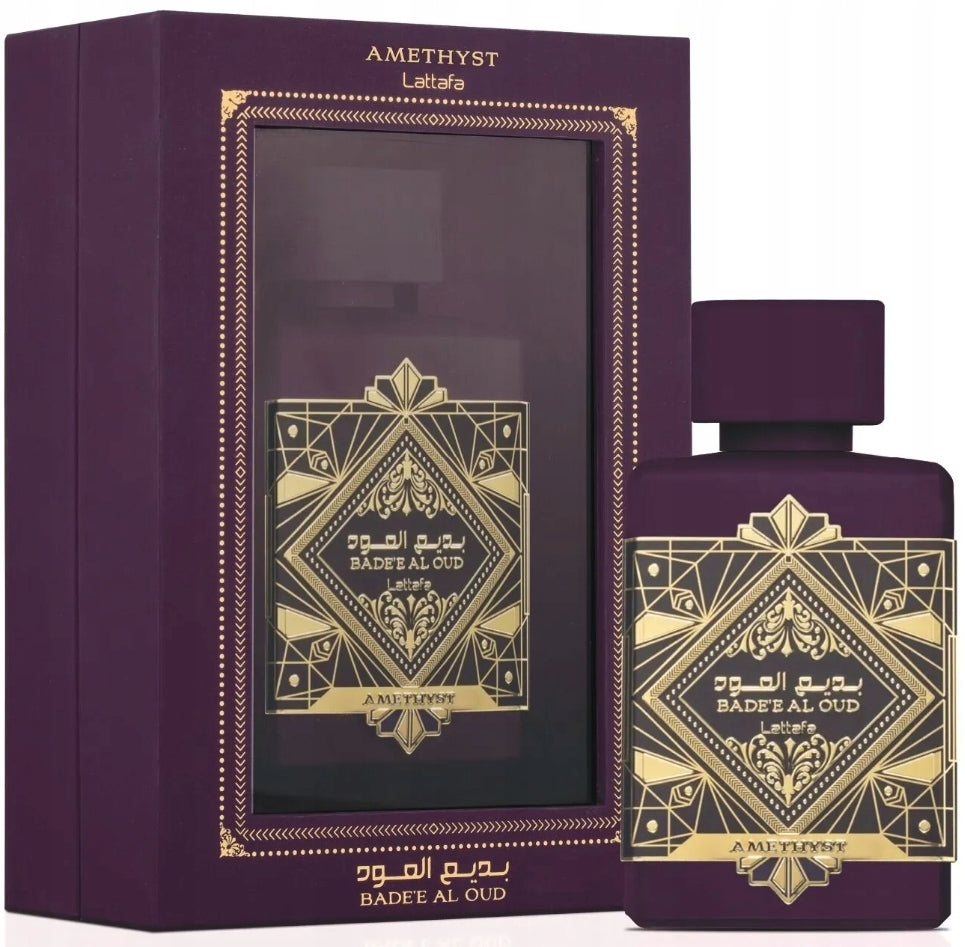 Lattafa Bade'e Al Oud Amethyst unisex Arabic Eau de Parfum 100 ml