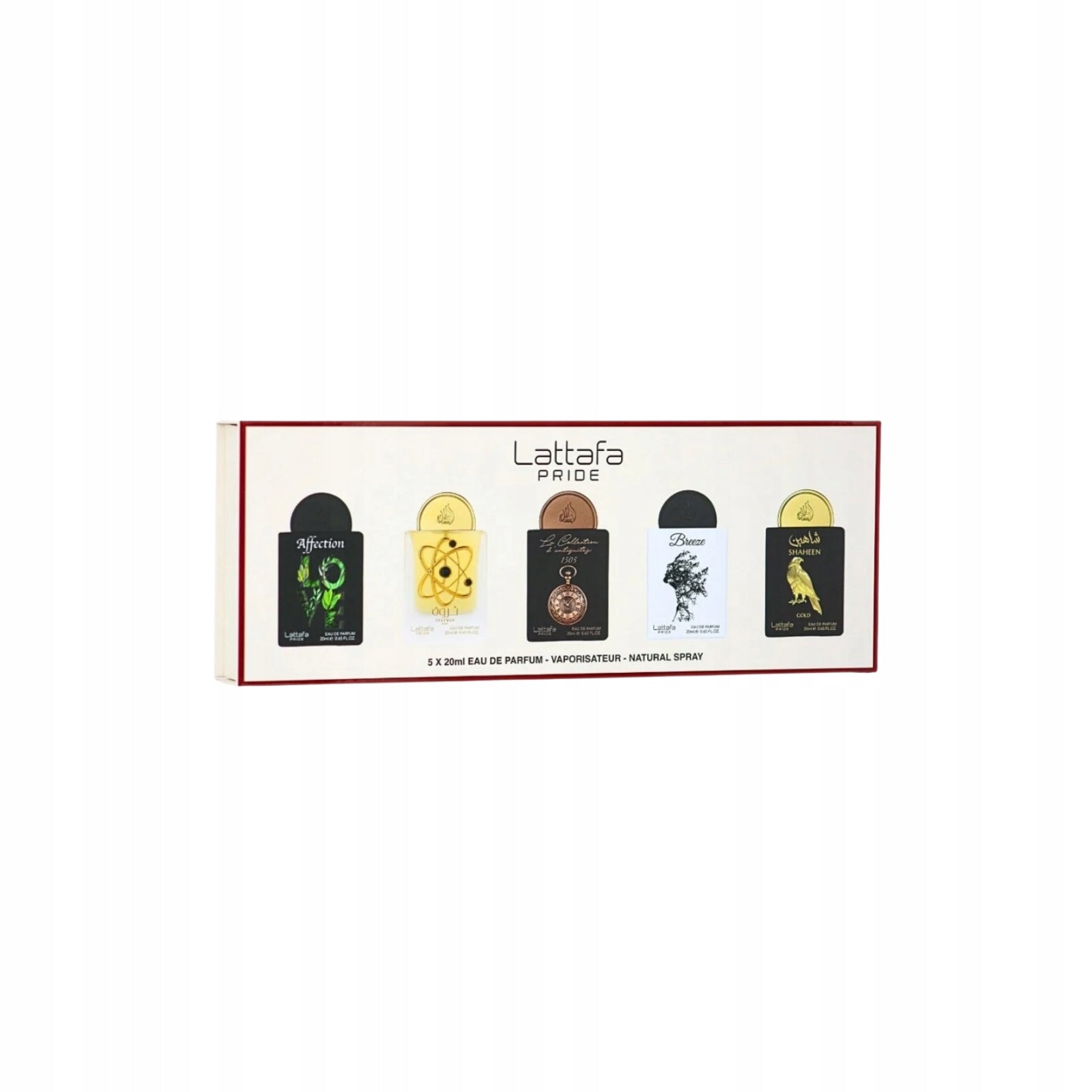Lattafa Giftset Collection No.03 EDP unisex Eau de Parfum 5x20 ml Brand Lattafa