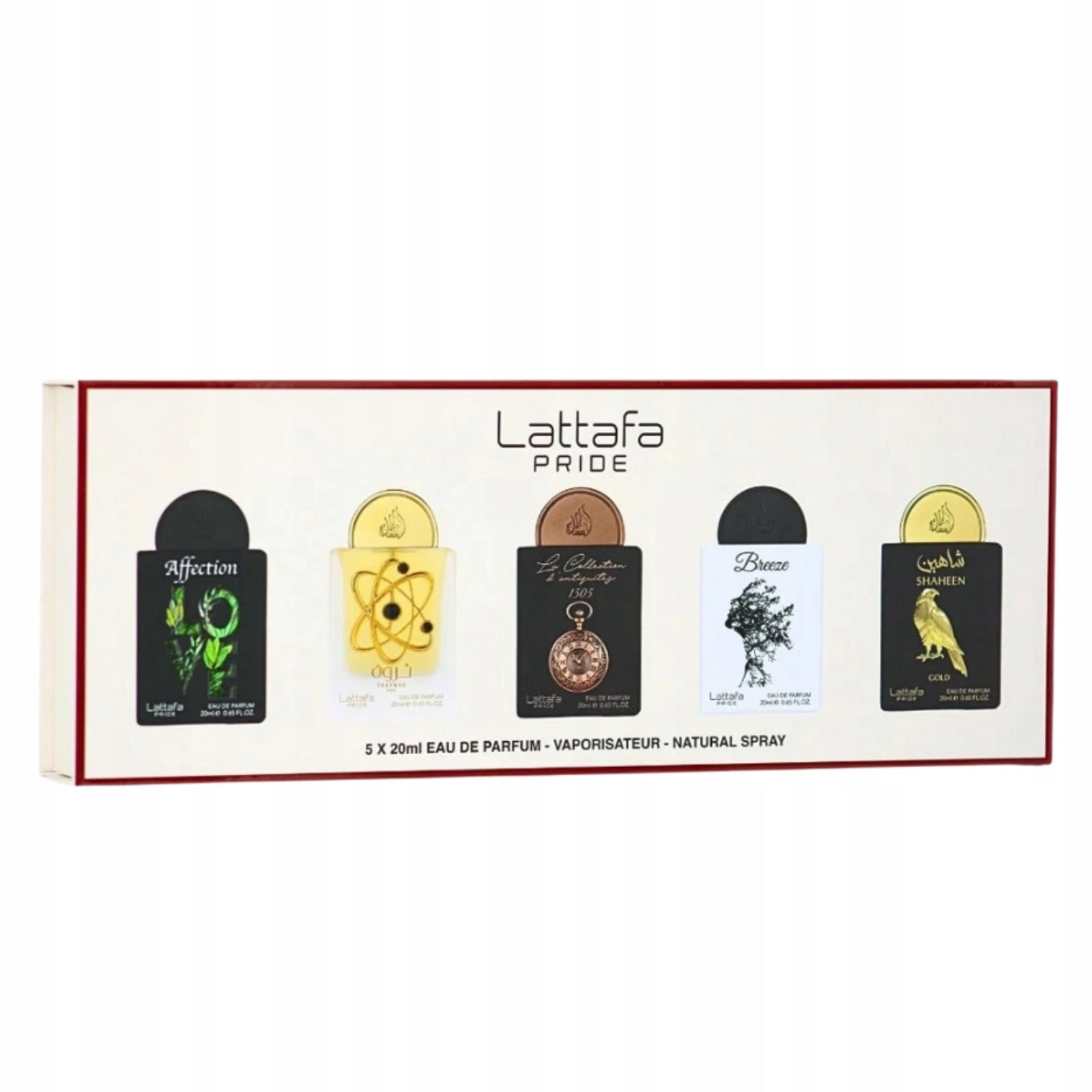 Lattafa Giftset Collection No.03 EDP unisex Eau de Parfum 5x20 ml