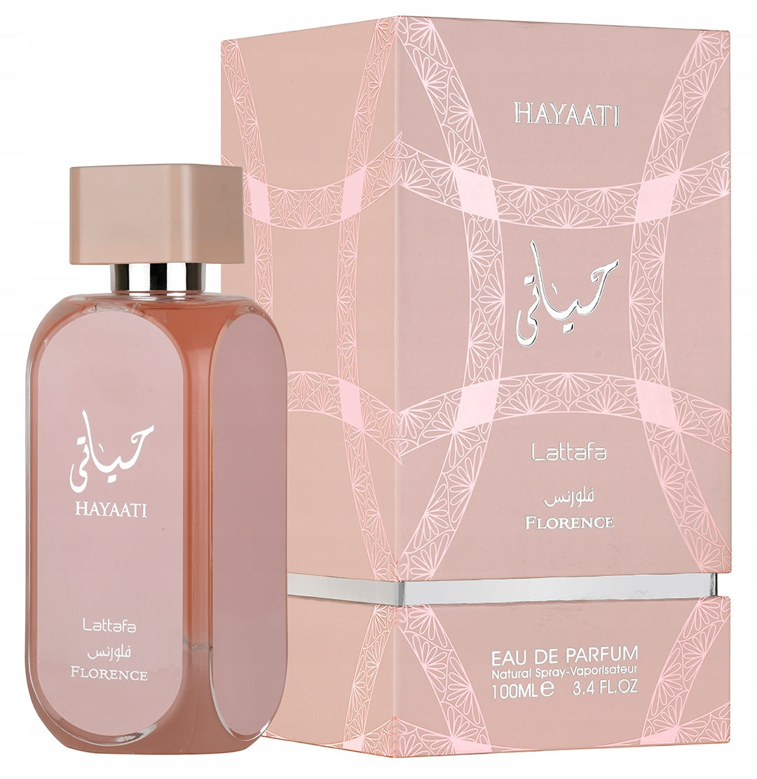 Lattafa Hayaati Florence Perfume 100ml Packaging status original