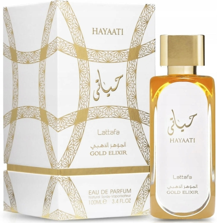 Lattafa Hayaati Gold Elixir 100ml EDP Perfumed Water Perfume For Women