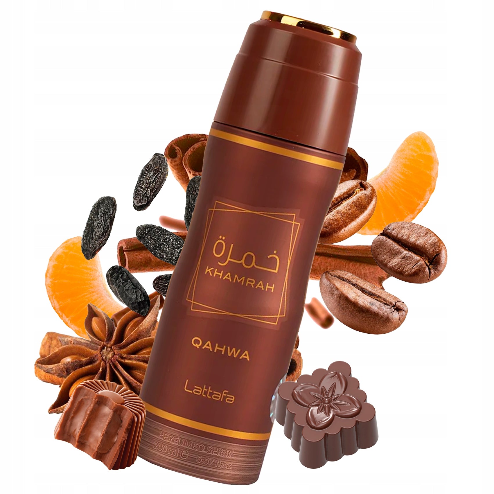Lattafa Khamrah Qahwa Perfumed Body Spray 200 ml Brand Lattafa