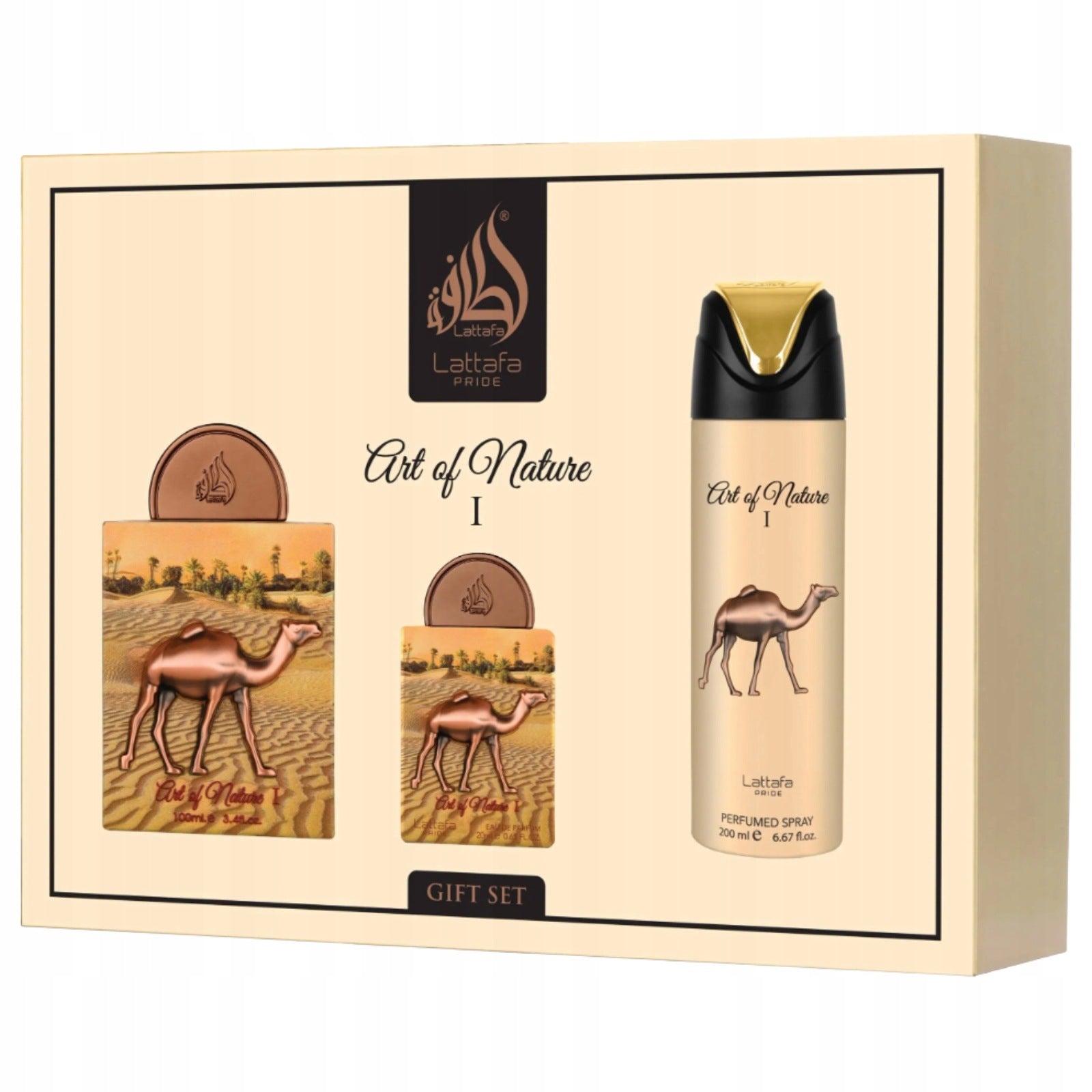 Lattafa Pride Art of Nature I EDP 100 ml + EDP 20 ml + Bodyspray 200 ml