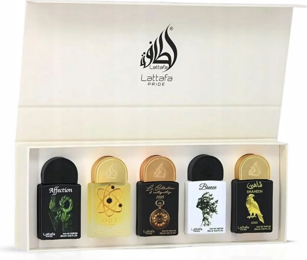 Lattafa Pride Collection No.1 Set 5x20ml EDP Packaging status original