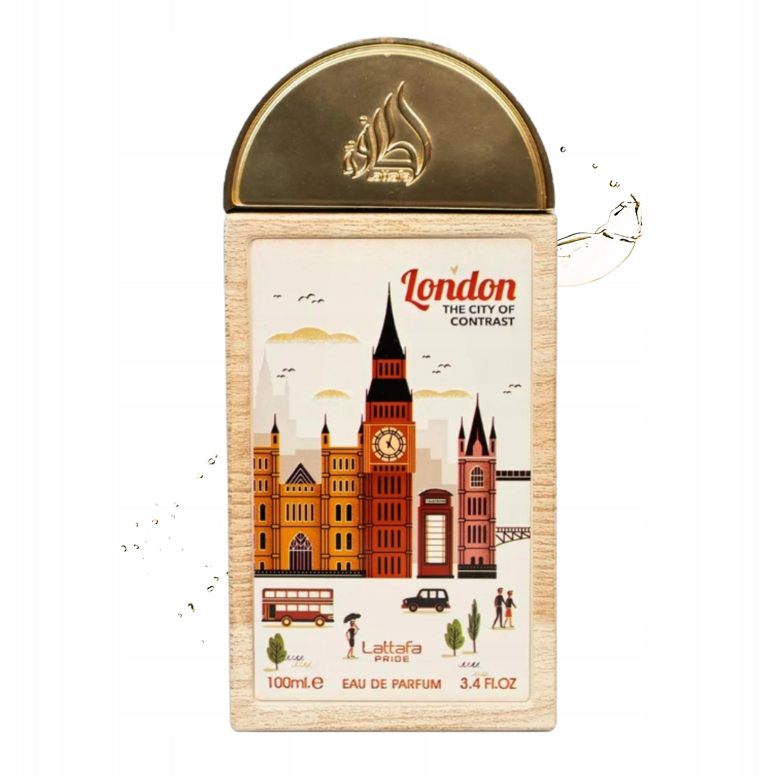 Lattafa Pride London The City Of Contrast Eau de Parfum perfume 100ml Packaging status original