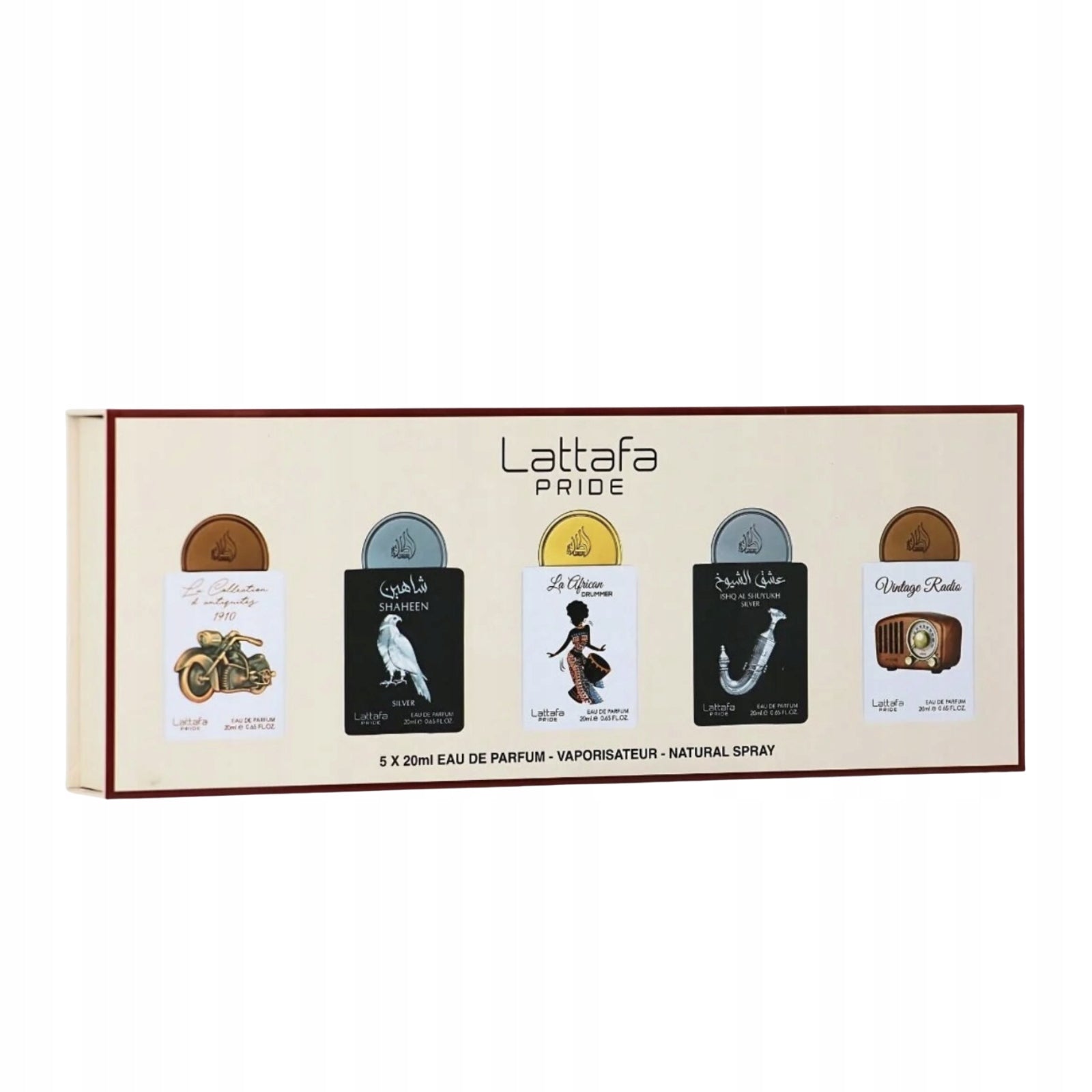 Lattafa Pride No.05 Giftset EDP perfume gift set 5x20ml Manufacturer code LATTAFA YARA COLLECTION ZESTAW 4X25ML