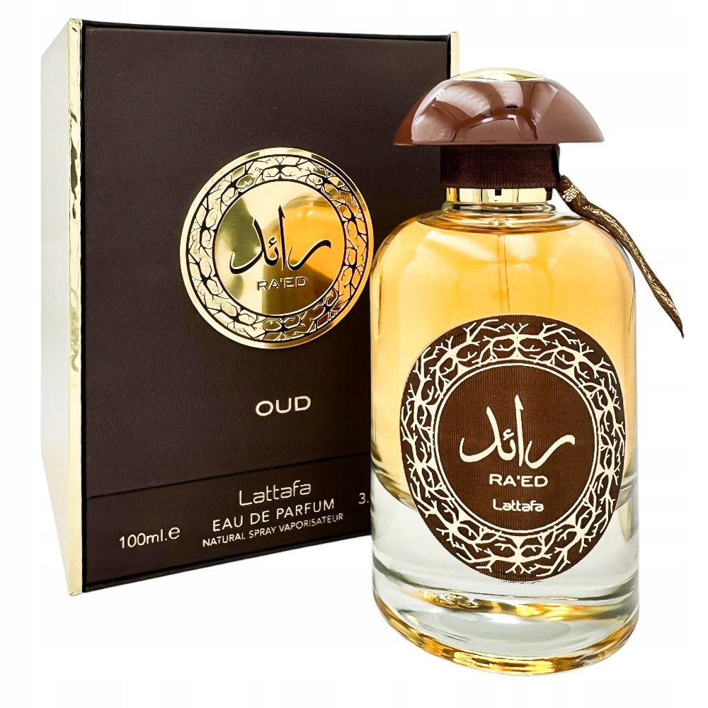 Lattafa Ra'ed Oud 100 ml Unisex Men's + Automizer FREEBIE Arabic Perfume Packaging status original