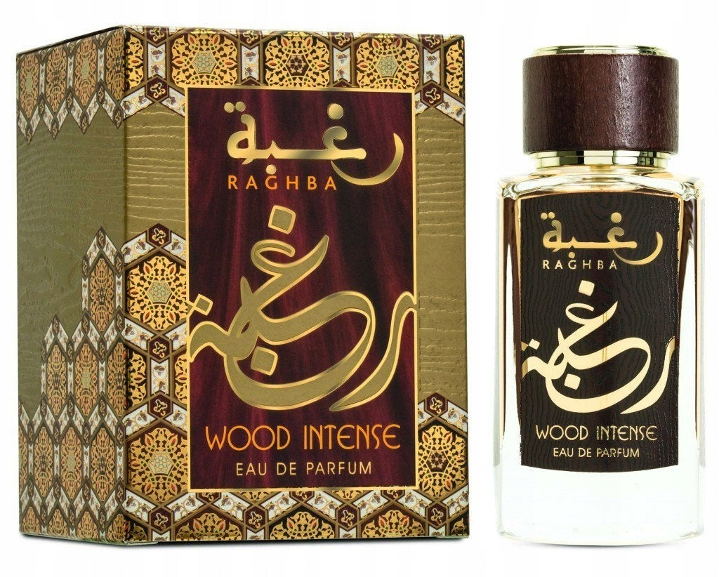 Lattafa Raghba Wood Intense EDP 100ml unisex Arabic Eau de Parfum