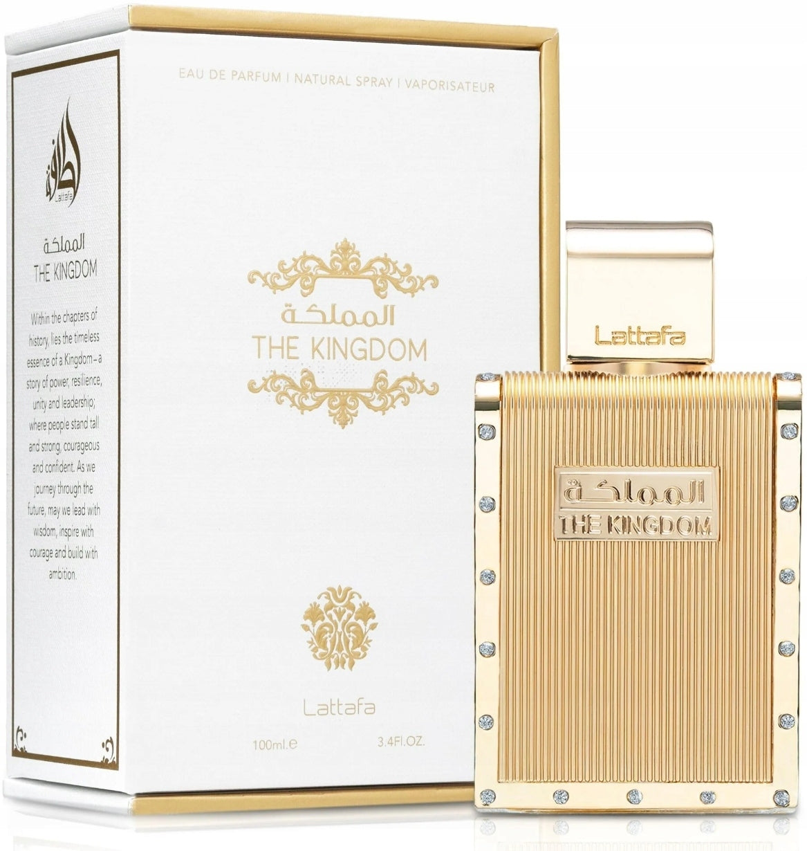 Lattafa The Kingdom Men Eau de Parfum for men Arabic 100 ml