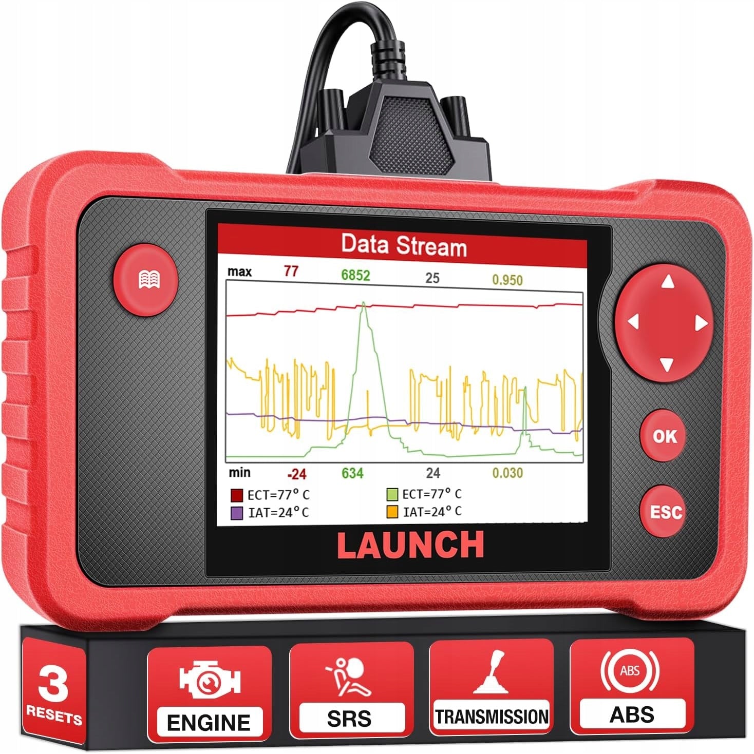 Launch CRP 123 V2.0 PLUS Diagnostic Tester 2025 Dealer Poland Manufacturer code CRP 123 V2.O PLUS