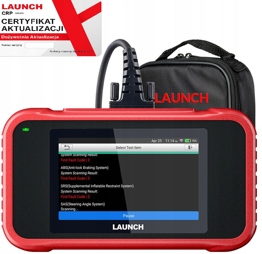 Launch CRP 129EVO V2.0 Diagnostic Tester 2026 Dealer Poland