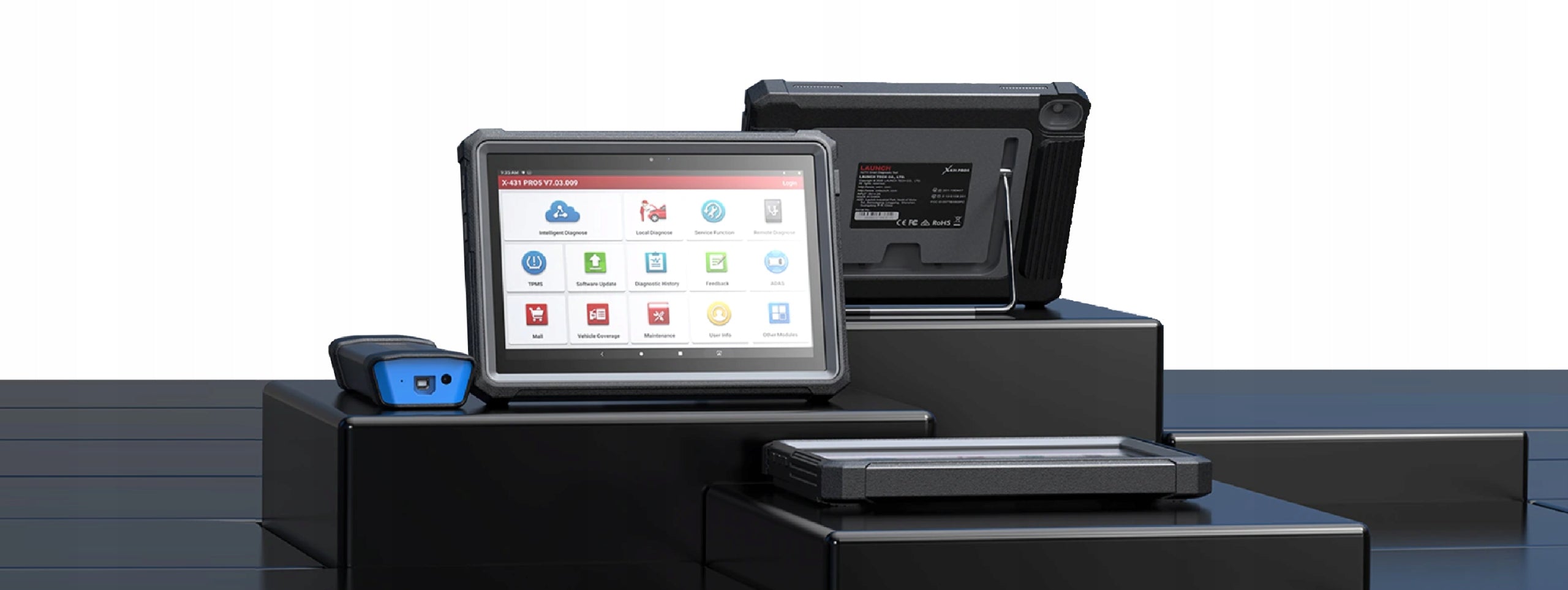 Launch Diagnostic Tester with 10 Inch Screen, PassThru J2534 Brand Launch
