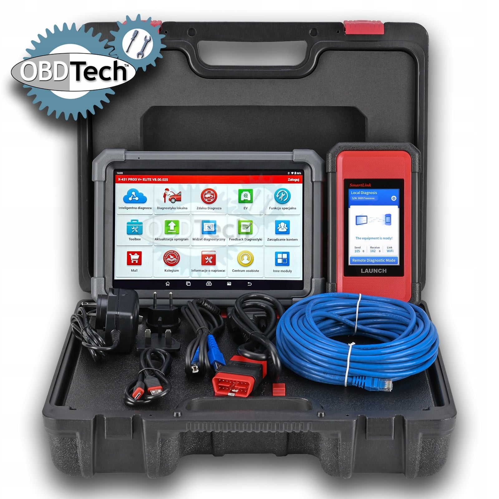 Launch PRO3 V+ ELITE –SMARTLINK C, 2026 PassThru, Coding, DoIP, CAN-FD Brand Launch