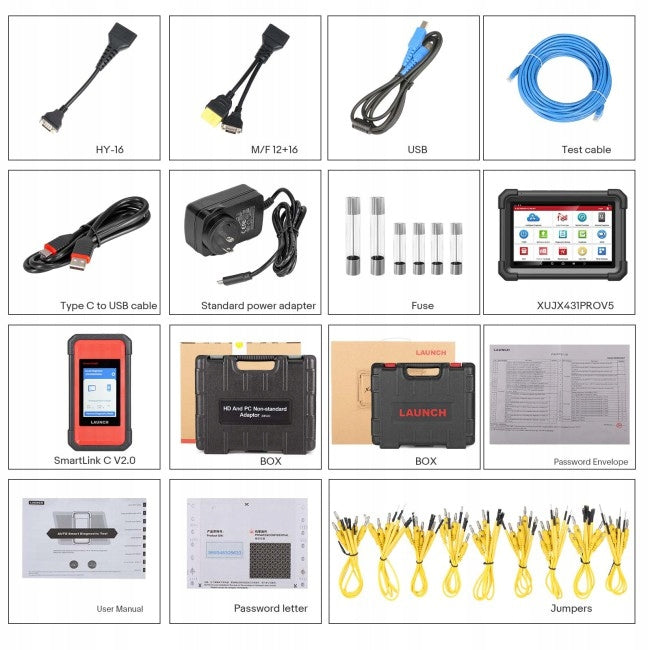 Launch X431 PRO3S+ SmartLink HD 10.1'' Bidirectional Diagnostic Tool Brand no brand