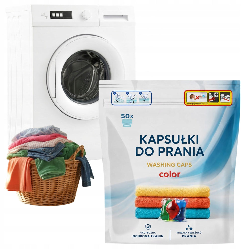 Laundry Capsules Color 50 Pcs Effective Fabric Protection Bogdan Violent Manufacturer code BP-568