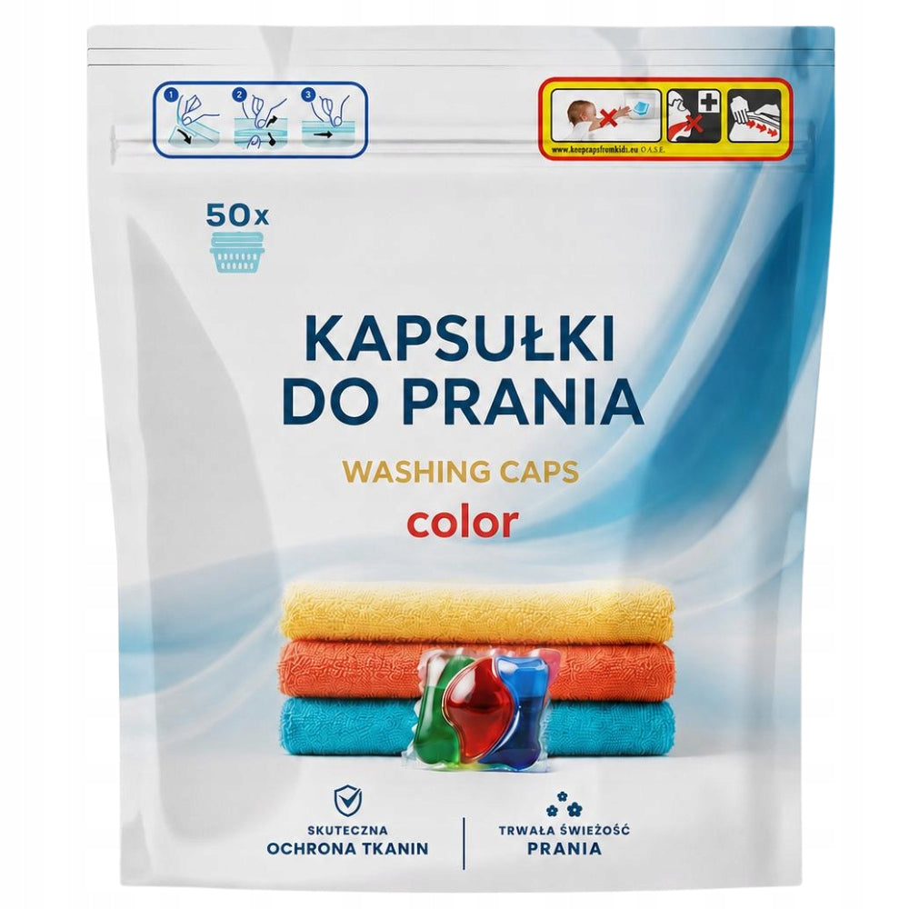 Laundry Capsules Color 50 Pcs Effective Fabric Protection Bogdan Violent