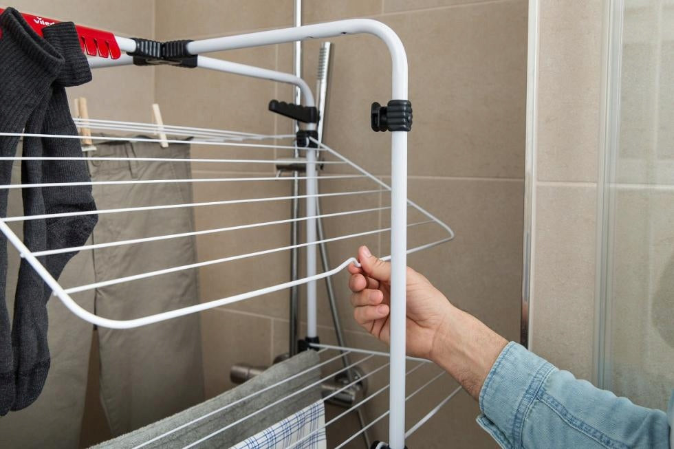 Laundry Dryer Vileda Mixer 4 Standing Tower 4 Level Large Strong Weight 4.5 kg