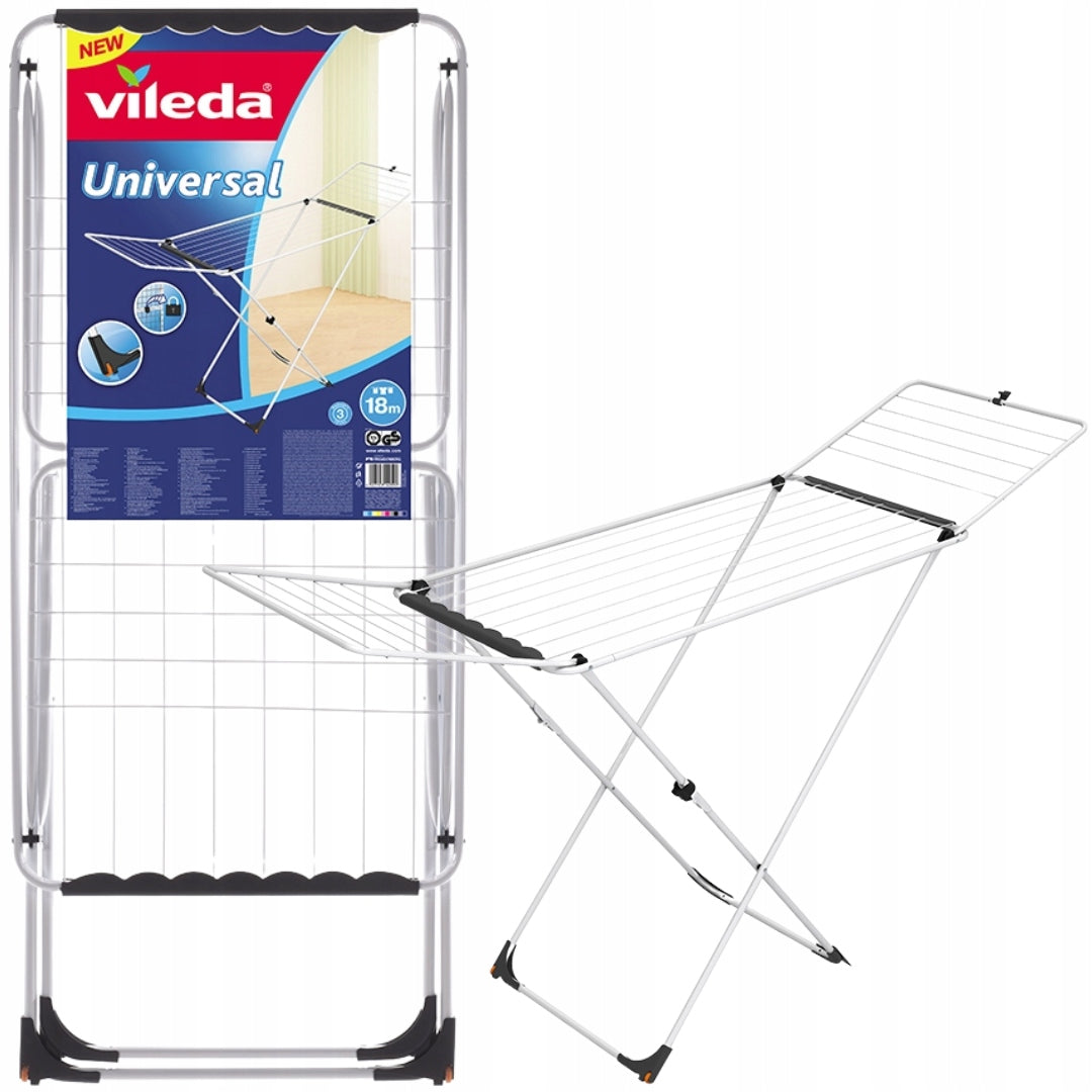 Laundry Dryer Vileda Universal Freestanding Folding 180cm