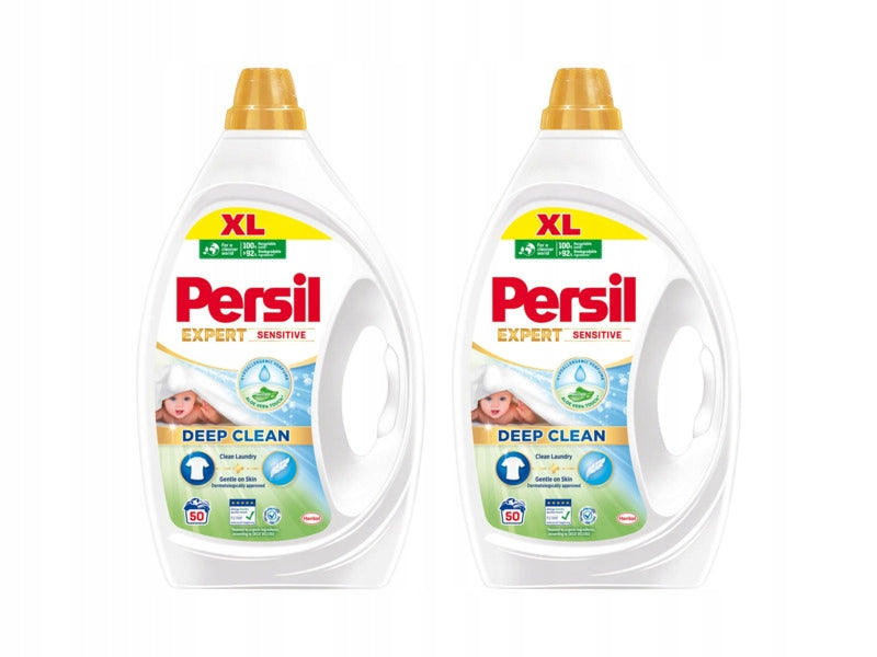 Laundry Gel PERSIL Deep Clean Expert Sensitive White 2 x 2250 ml