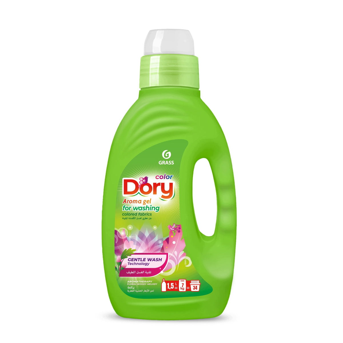 Laundry gel GRASS Dory Kolor 1,5 L
