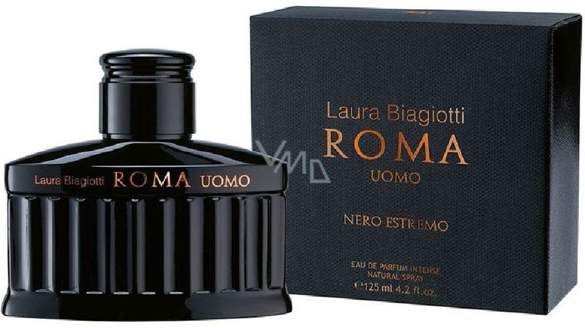 Laura Biagiotti Roma Uomo Nero Estremo Intense Eau de Parfum for men 125ml