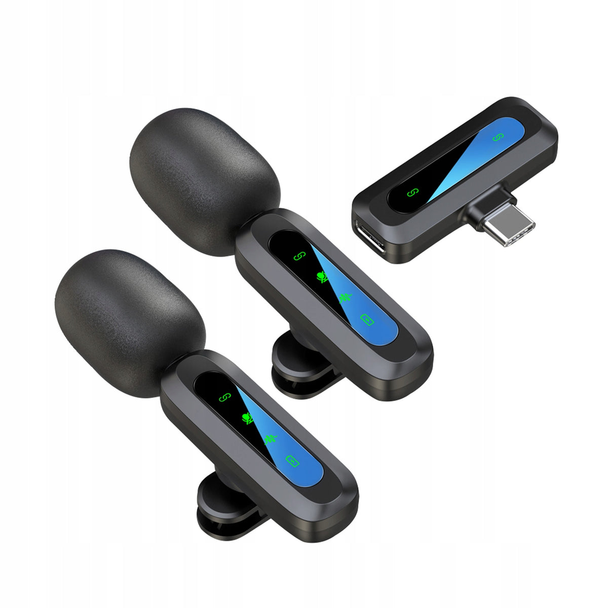 Lavalier Wireless Microphone System Dual Noise Cancellation 12
