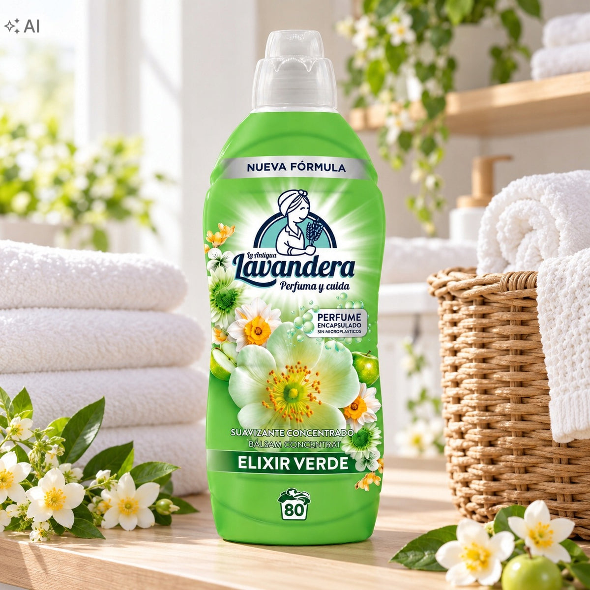 Lavandera Elixir Verde Softener Universal Concentrate 1.76 L Manufacturer code 8435495855385