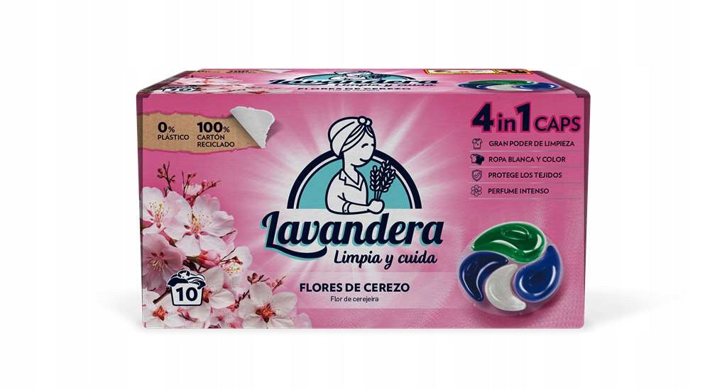 Lavandera Laundry Capsules 10pcs 4in1 Cherry Blossom