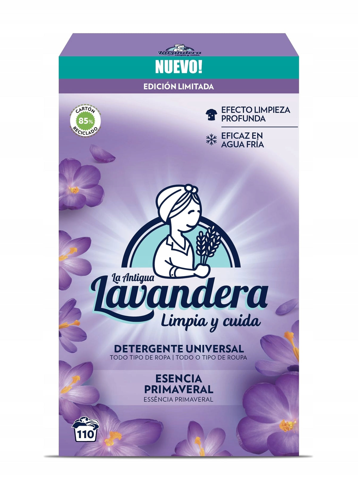 Lavandera WASHING POWDER Spring Essence Universal 5.5 kg 110 Washes