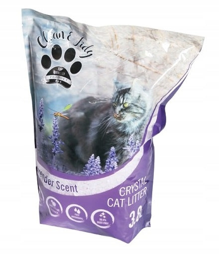 Lavender silicone litter for cats 3,8l