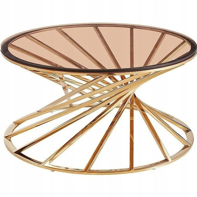 Couchtisch Signal Meble Ottavia A, Gold 
