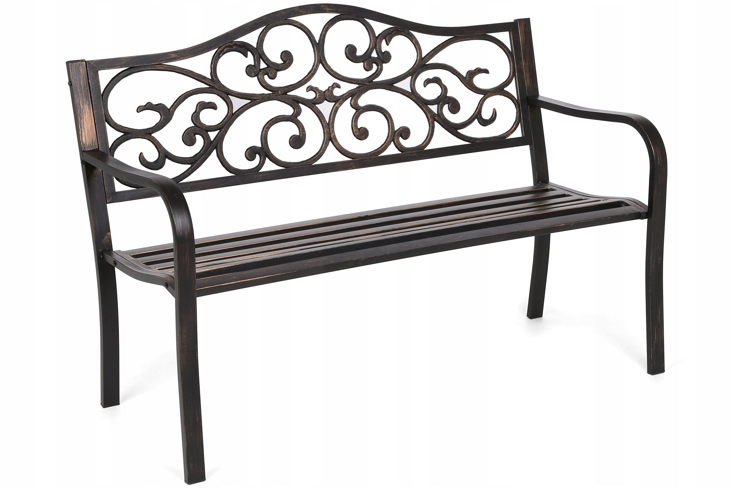 Outdoor-Bank Bloom Gold, schwarz 
