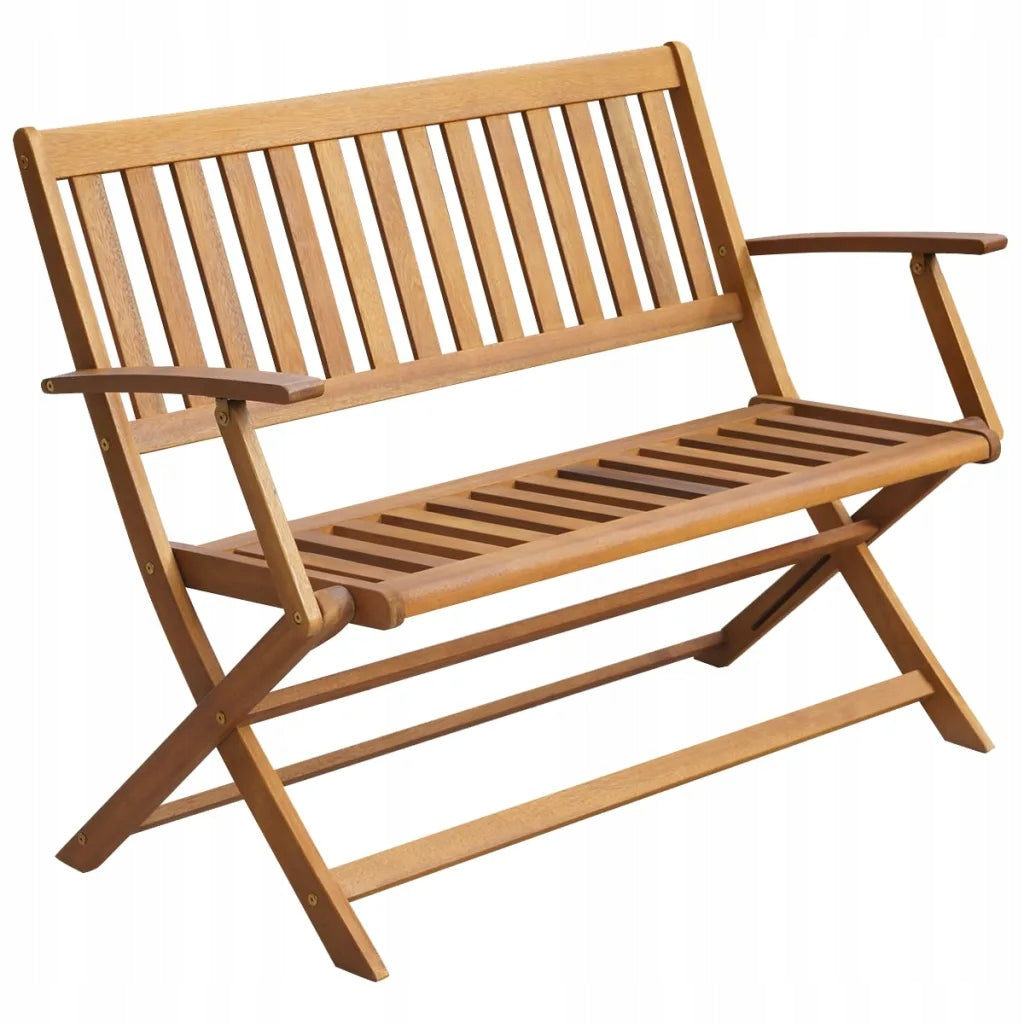 Gartenbank mit Kissen, 120x60x89cm 