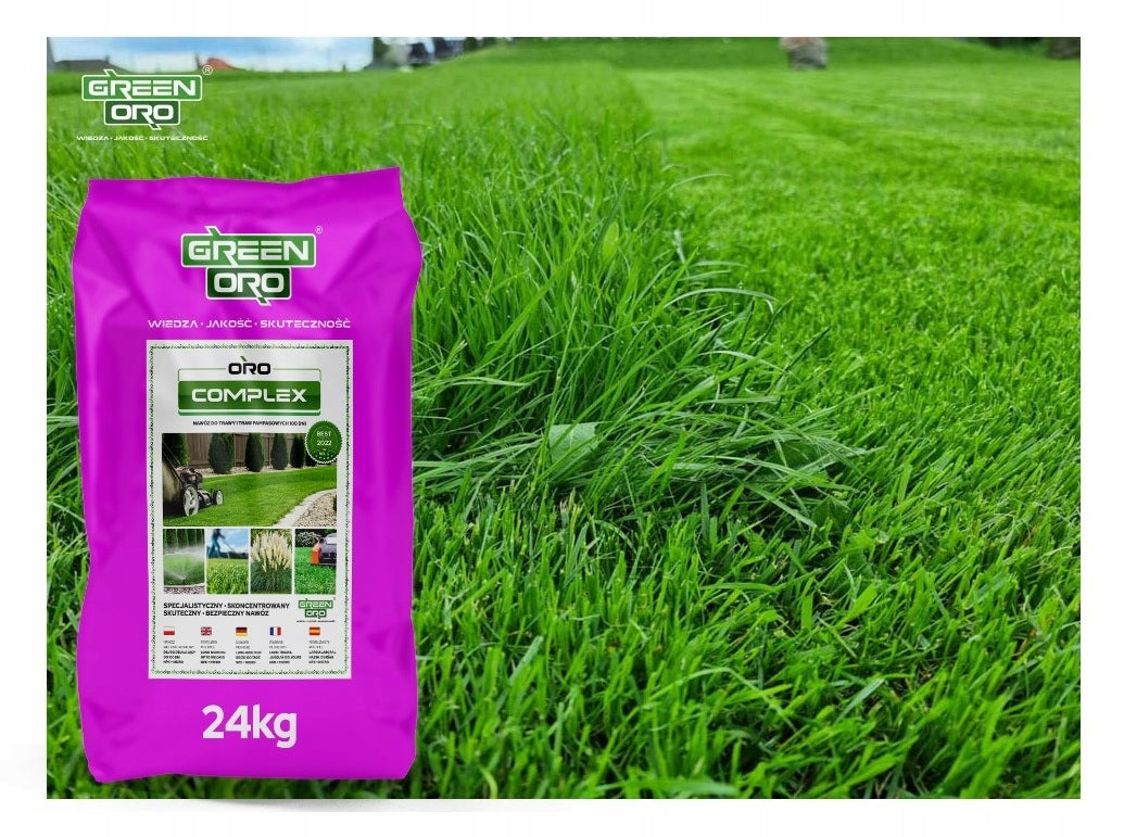 Lawn Grass Fertilizer Thickening Regenerating Summer ORO COMPLEX 24kg Manufacturer code Nawóz do Trawy Trawnika ORO COMPLEX 24kg