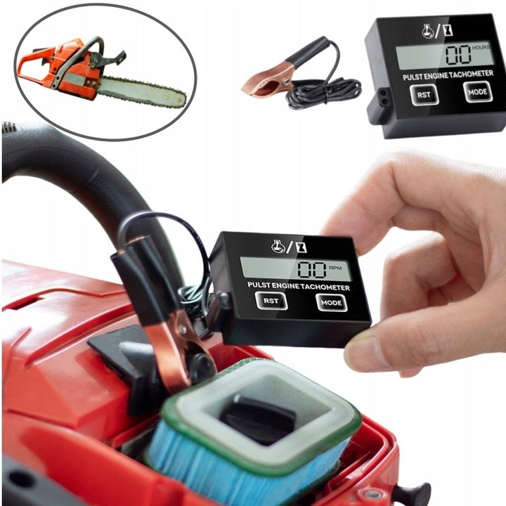 Lawn Mower Chainsaw Tachometer Rotation Meter Small Motor Packaging status original