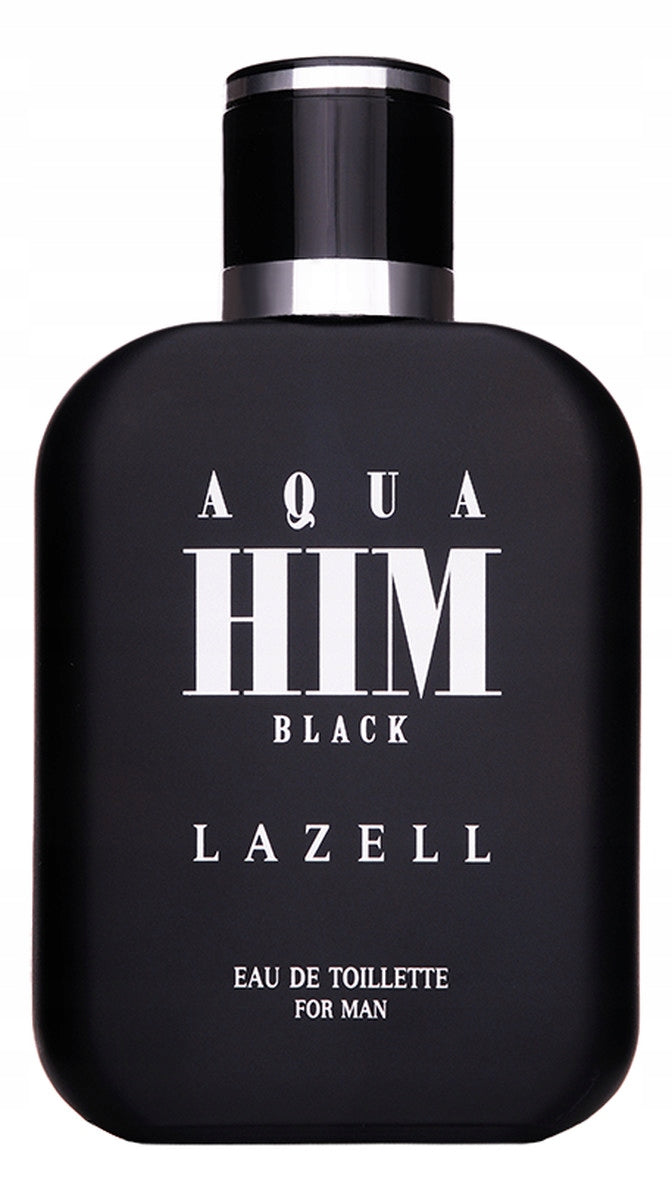 Lazell Aqua Him Black For Men Eau de toilette spray 100 ml