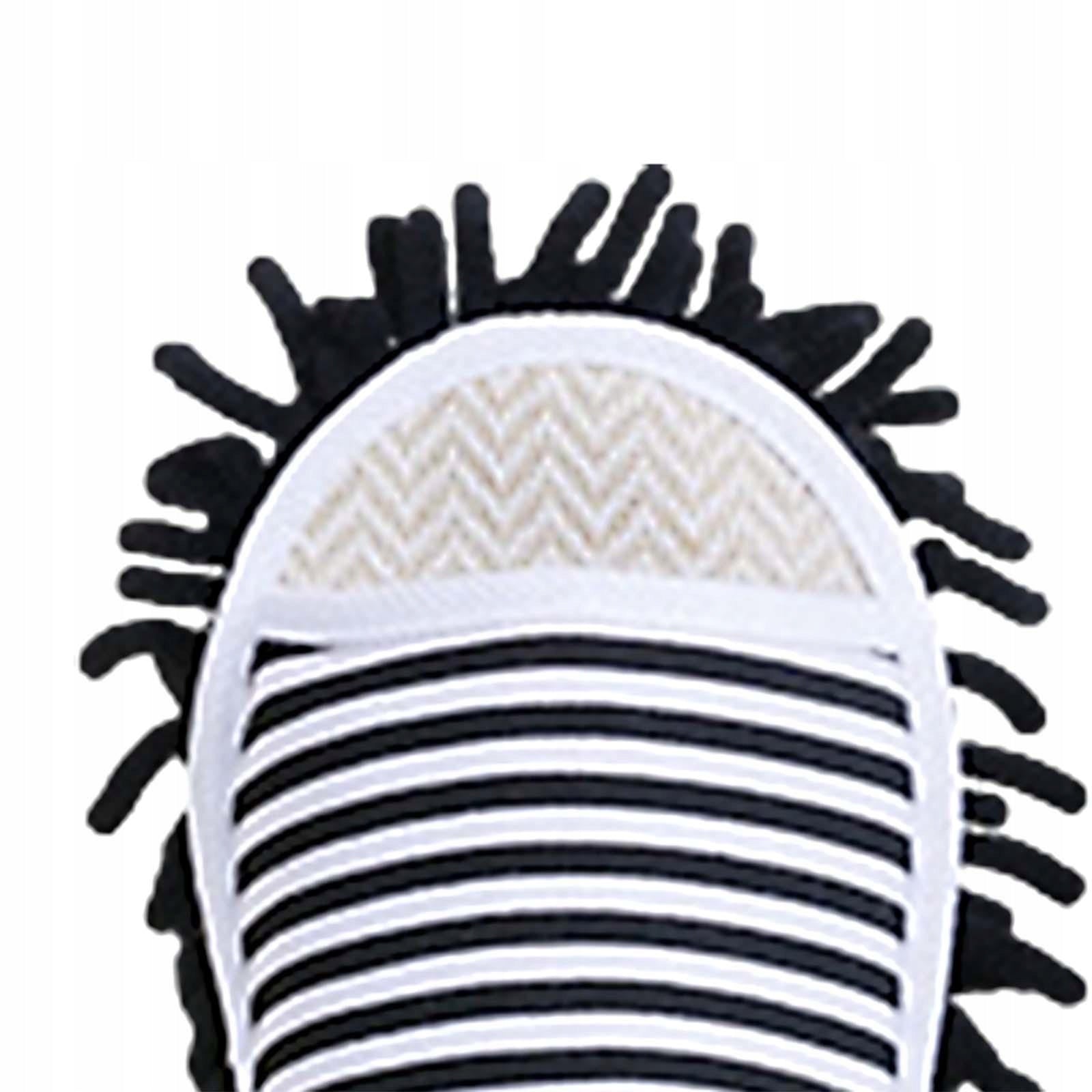 Lazy Mop Slippers Cleaning Sandals Practical Open Toe 35 To 38 Black Packaging status original