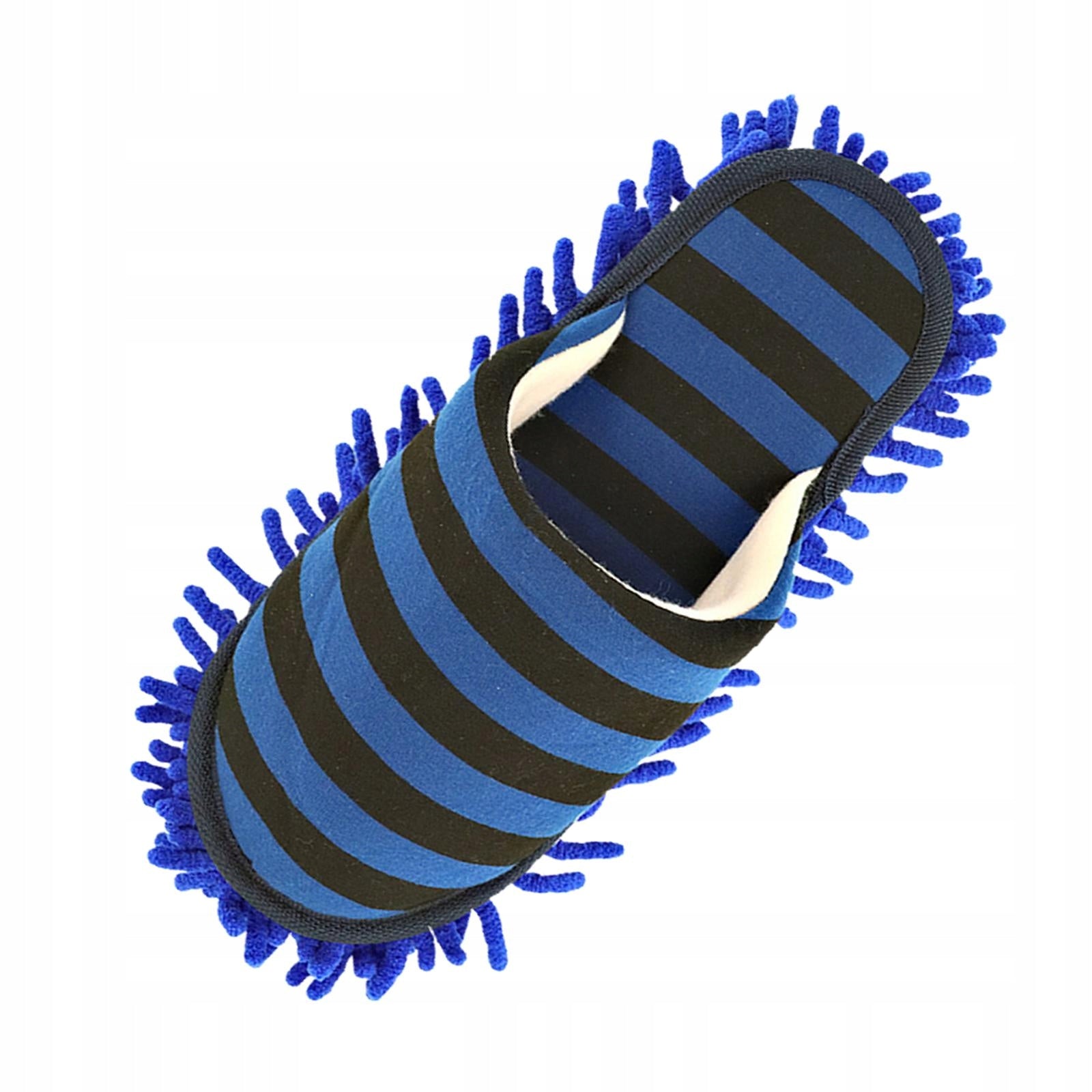 Lazy Mop Slippers Dusting Slippers Comfortable Reusable Microfiber Blue Packaging status original