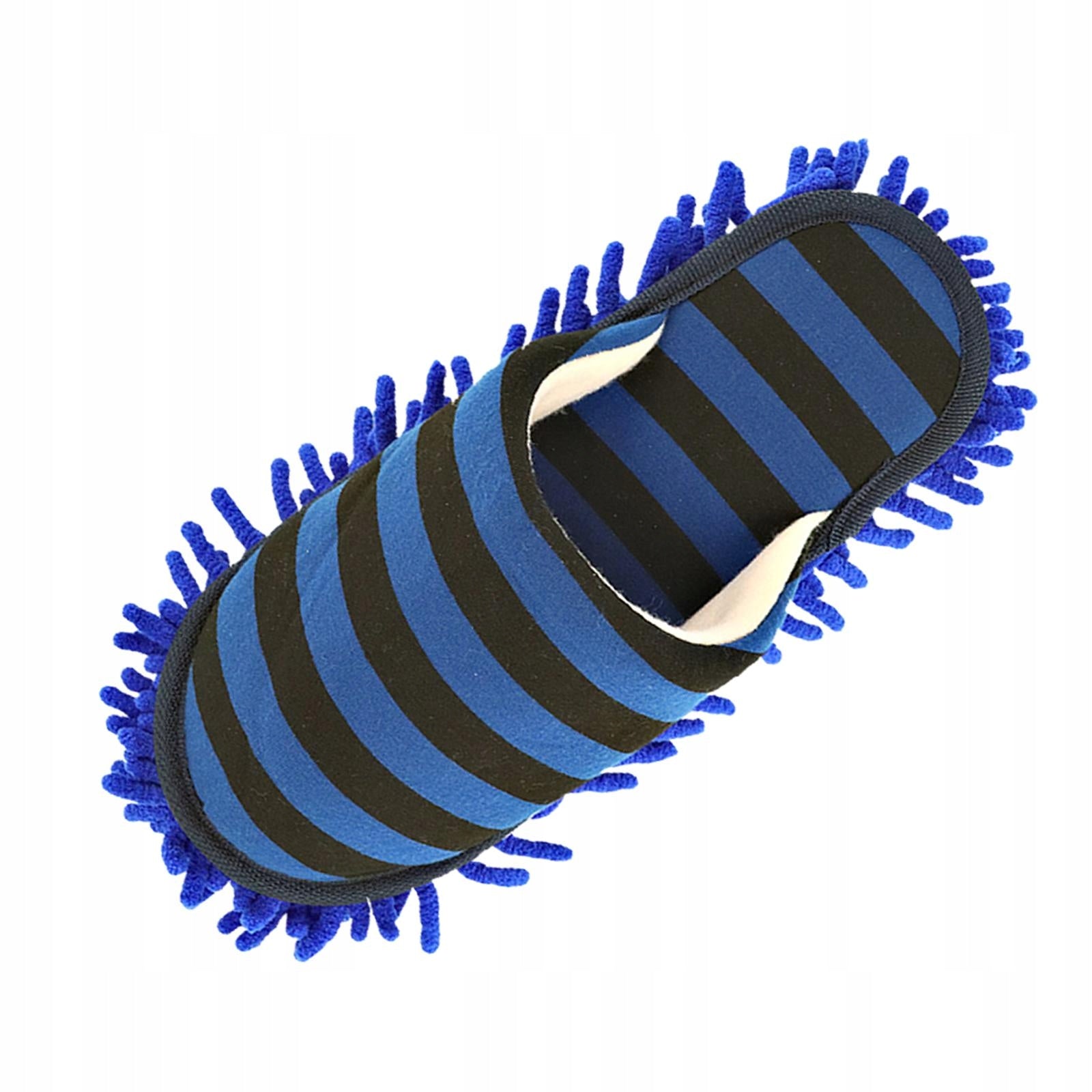 Lazy Mop Slippers Dusting Slippers Comfortable Reusable Microfiber Blue