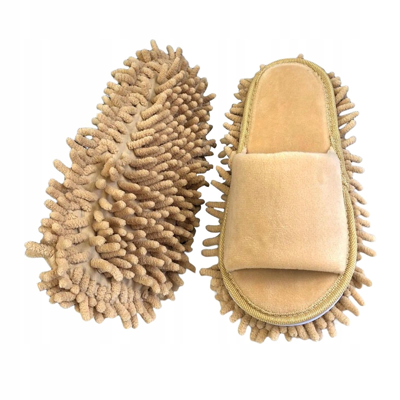 Lazy Mop Slippers Washable Portable Household Unisex Cleaner Beige