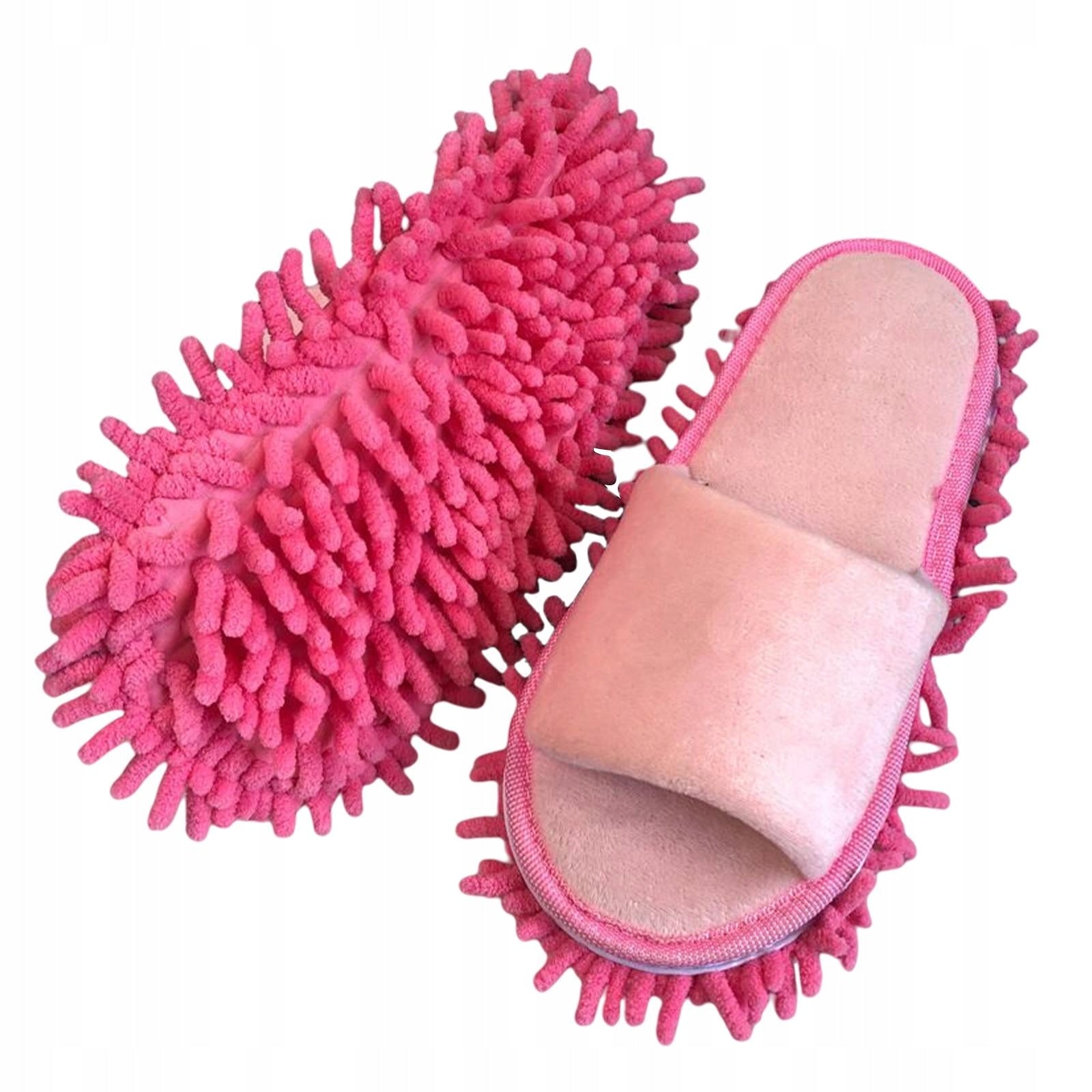 Lazy Mop Slippers Washable Portable Household Unisex Cleaner Pink Packaging status original