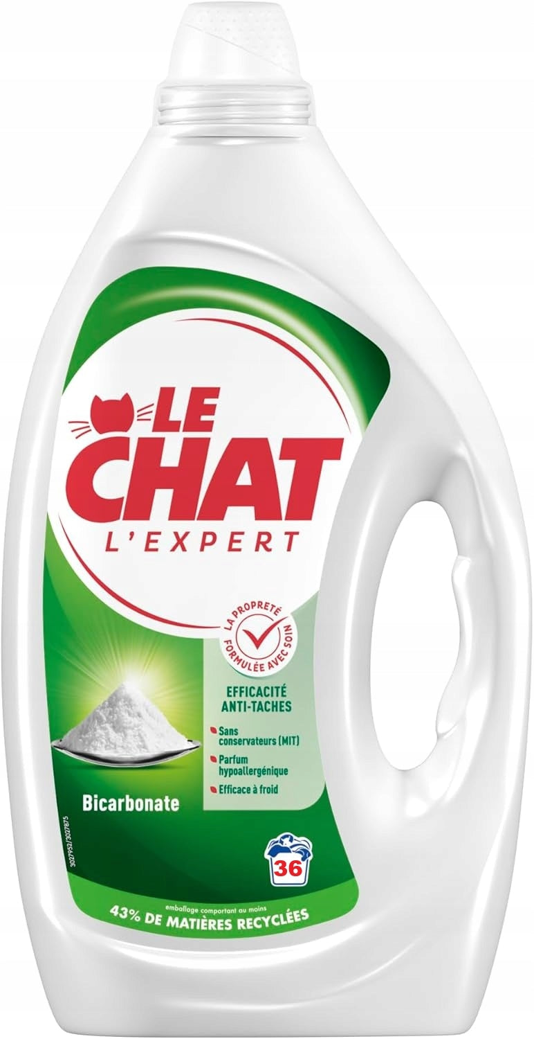 Le Chat L'EXPERT bicarbonate universal washing gel 1,62L 36 washes