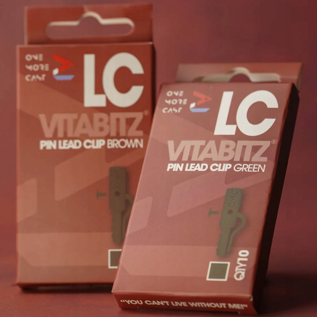 Lead Clip One More Cast Vitabitz Pin Lead Clips Brown Packaging status original